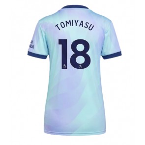 Arsenal Takehiro Tomiyasu #18 Rezervni Dres za Ženska 2024-25 Kratak Rukavima